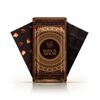 Tablette Chocolat Noir aux Noisettes Torréfiées