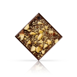 Neapolitan dark chocolate with toasted almonds