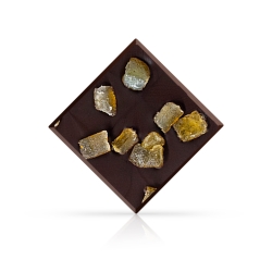 Neapolitan dark chocolate with lemon and ginger