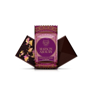 Neapolitan Dark Chocolate with Rose