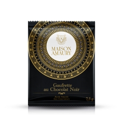 Gaufrette au chocolat noir