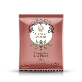 Gaufrettes à la fraise