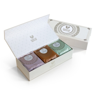Coffret gaufrettes au chocolat : 3 parfums