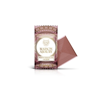 Napolitain Chocolat blanc à la rose