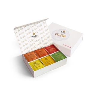 Ice tea box Tchaba white