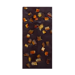 Tablette chocolat noir à l'orange